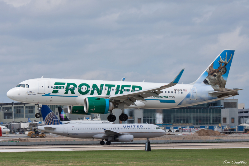 Airbus A320-251N Wilbur the Whitetail